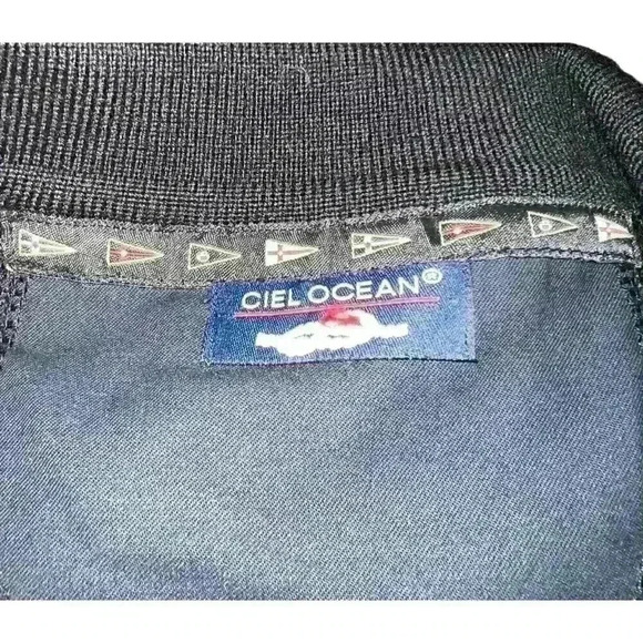 Ciel Ocean Sz L/XL Wool Blend Nautical Sweater Cozy Sailing French Resort Wear - Picture 2 of 15